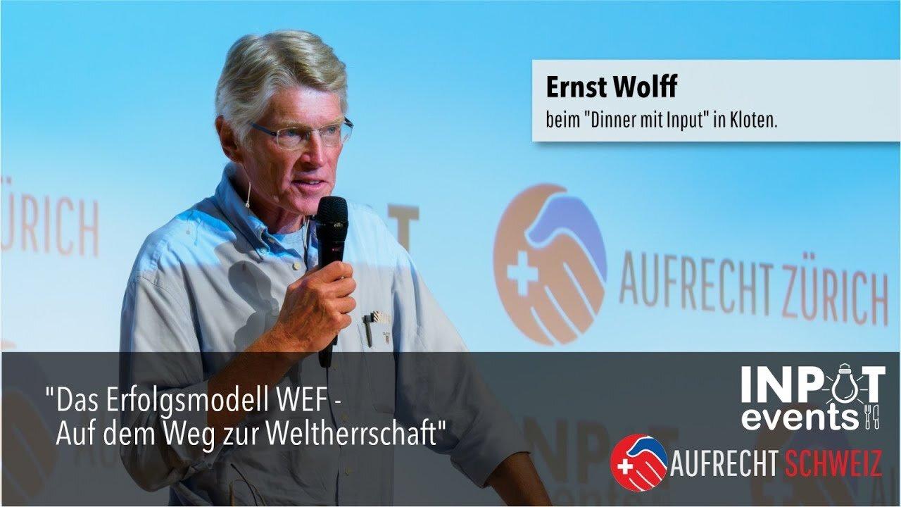 Ernst Wolff beim Dinner mit Input. #WEF #Totalitarismus #Weltherrschaft@Inputevents🙈