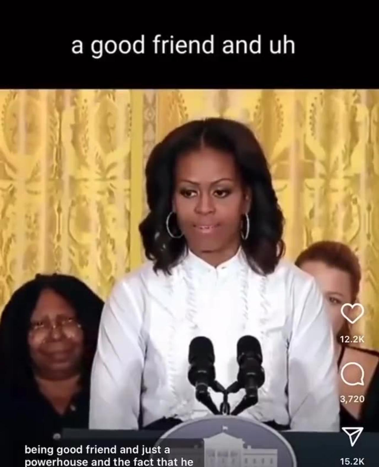 Old footage of Michelle Obama singing Harvey Weinstein’s praises.