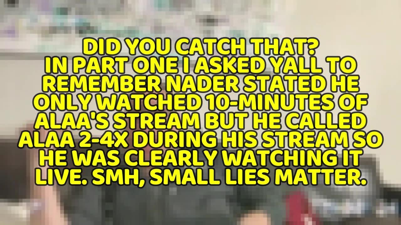 Nader Elshamy Reacts to Alaa's Livestream Part2 Highlights