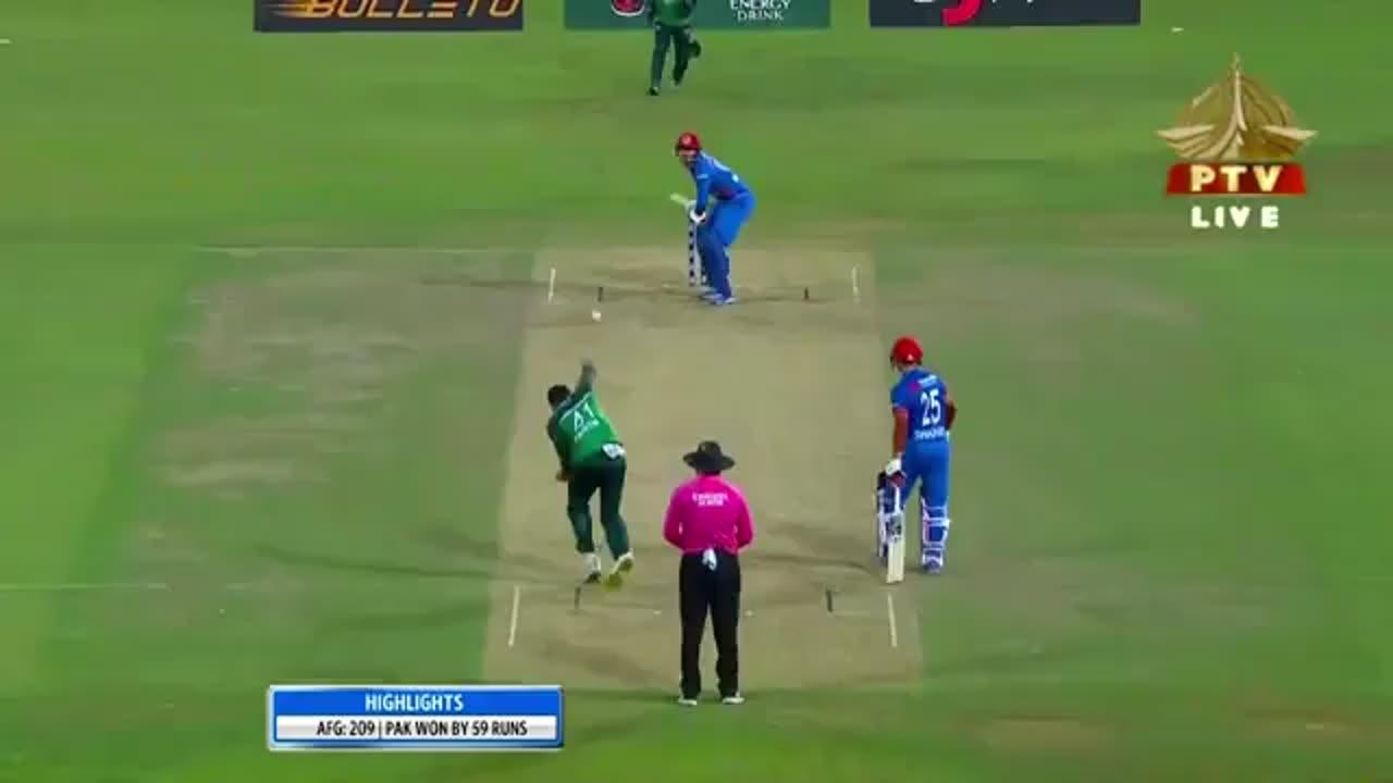 Pakistan vs afghanistan cricket match highlights
