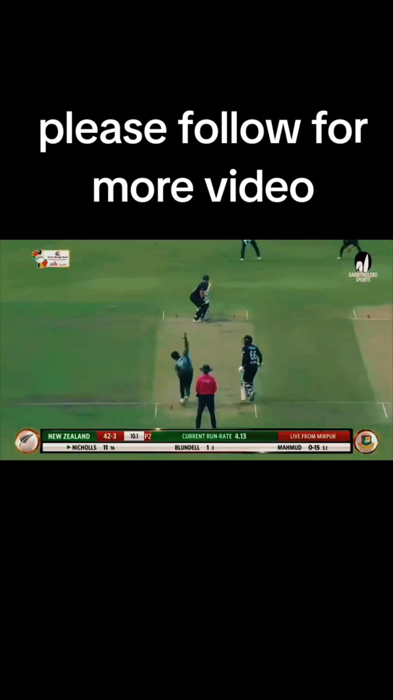 Bangladesh vs new Zealand ODI match