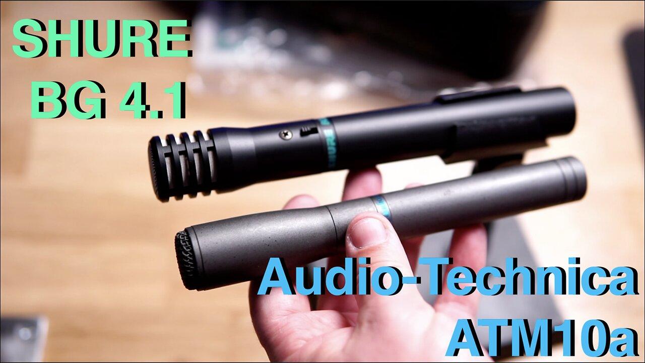 Shure BG 4.1 vs. Audio-Technica ATM10a - Test Comparison Review.