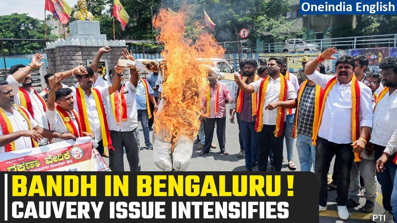 Bengaluru Bandh: Farmers call for bandh to protest against CWMA order around Cauvery | Oneindia News