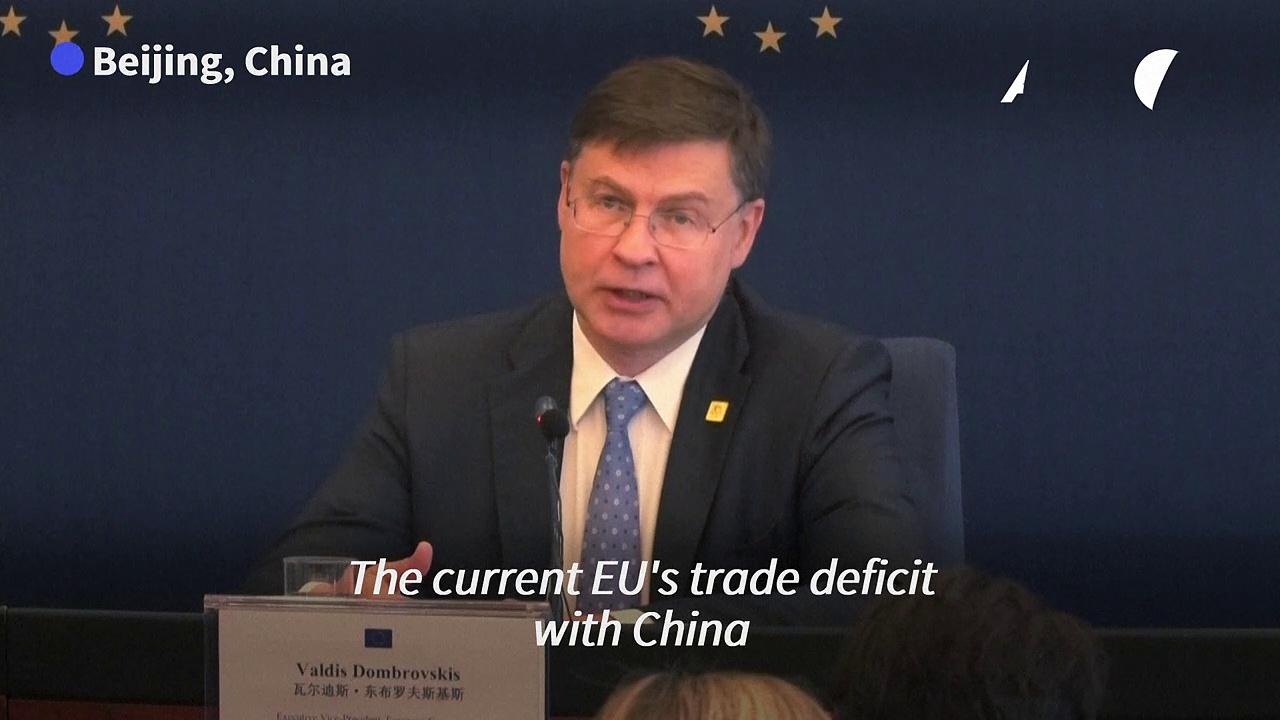 EU trade chief warns of ballooning deficit with China