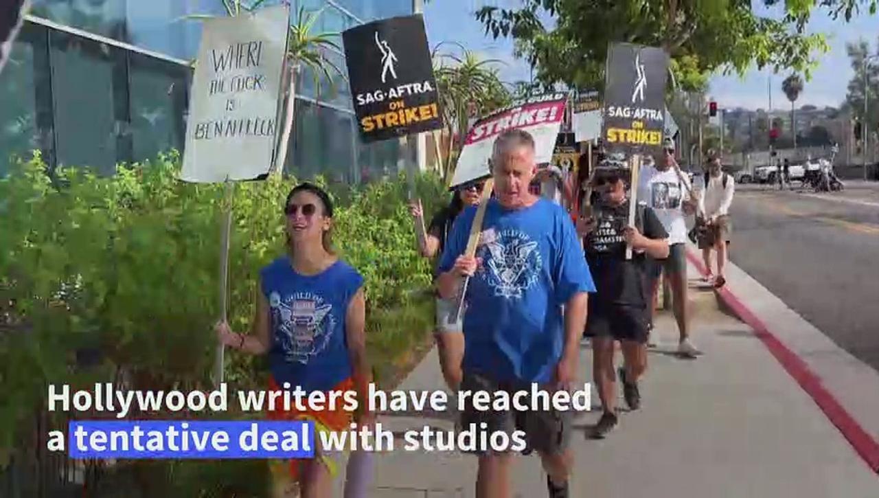 Hollywood strike: writers relieved after agreement announced