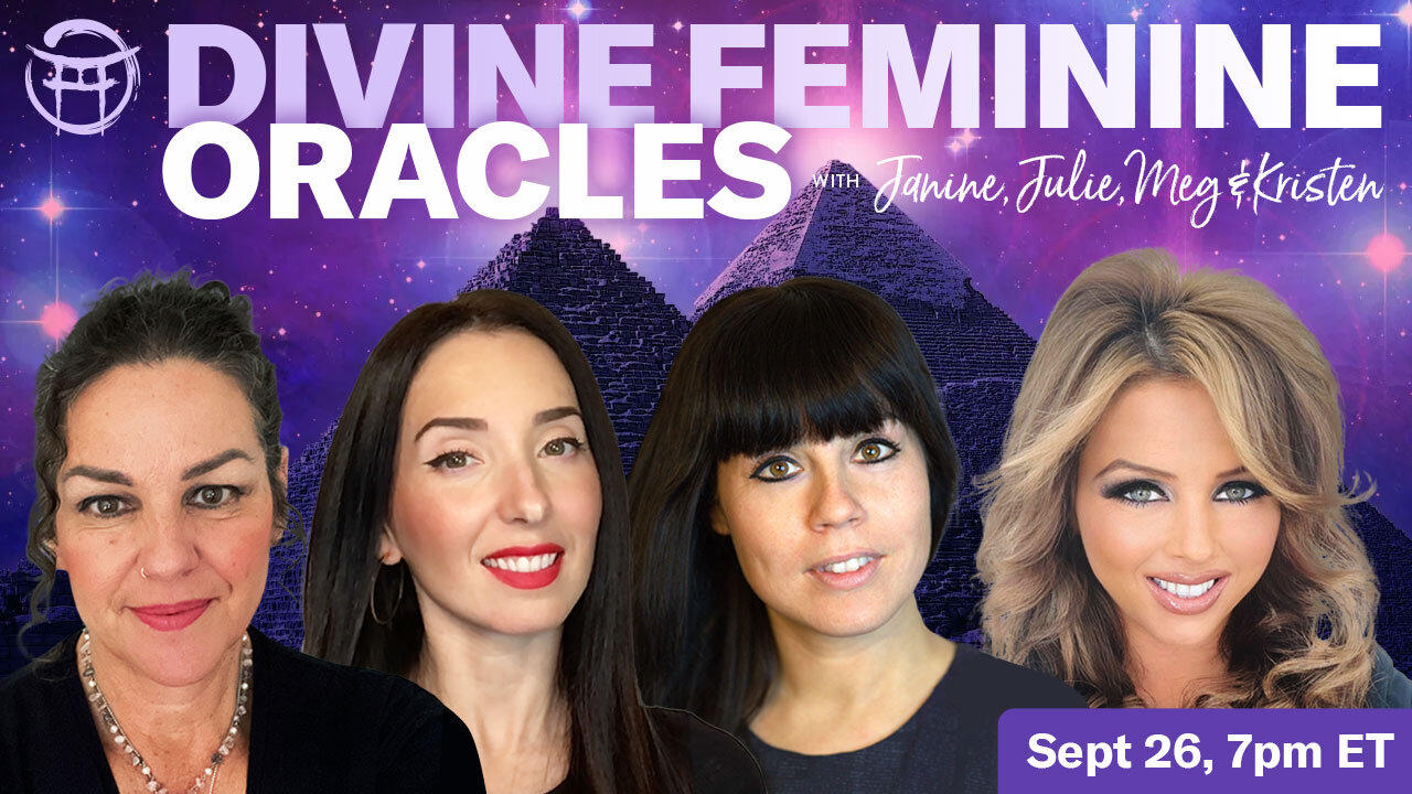 🔴LIVESTREAM: DIVINE FEMININE ORACLES with Julie, Meg & Special Guests