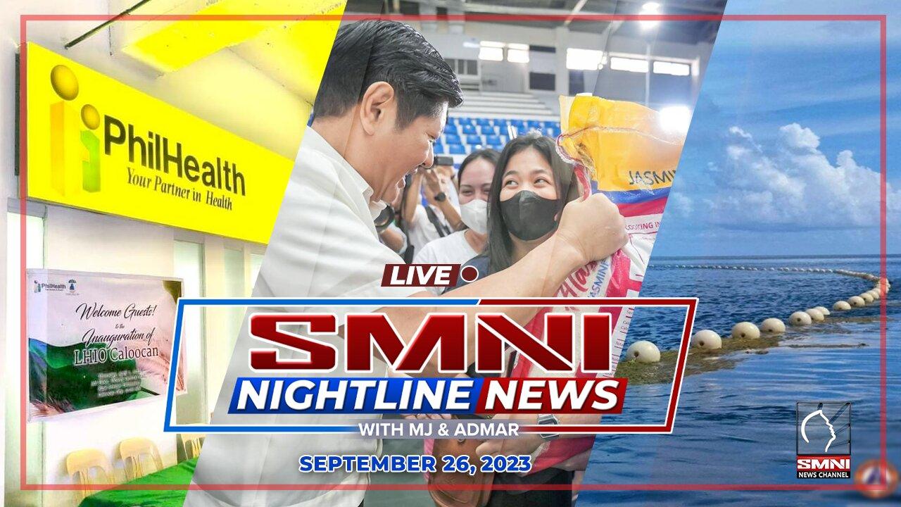 SMNI Nightline News with Admar Vilando & MJ Mondejar | September 26, 2023