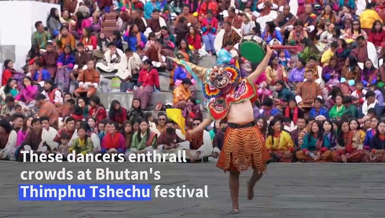 Crowds flock to Bhutan Buddhist festival