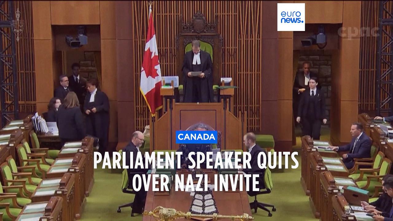 Speaker resigns after inviting former Nazi to Canadian parliament