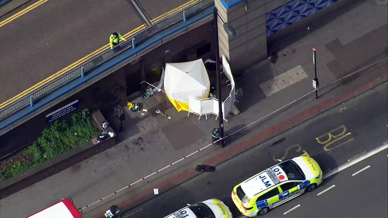 Police attend scene of teenage stabbing in Croydon