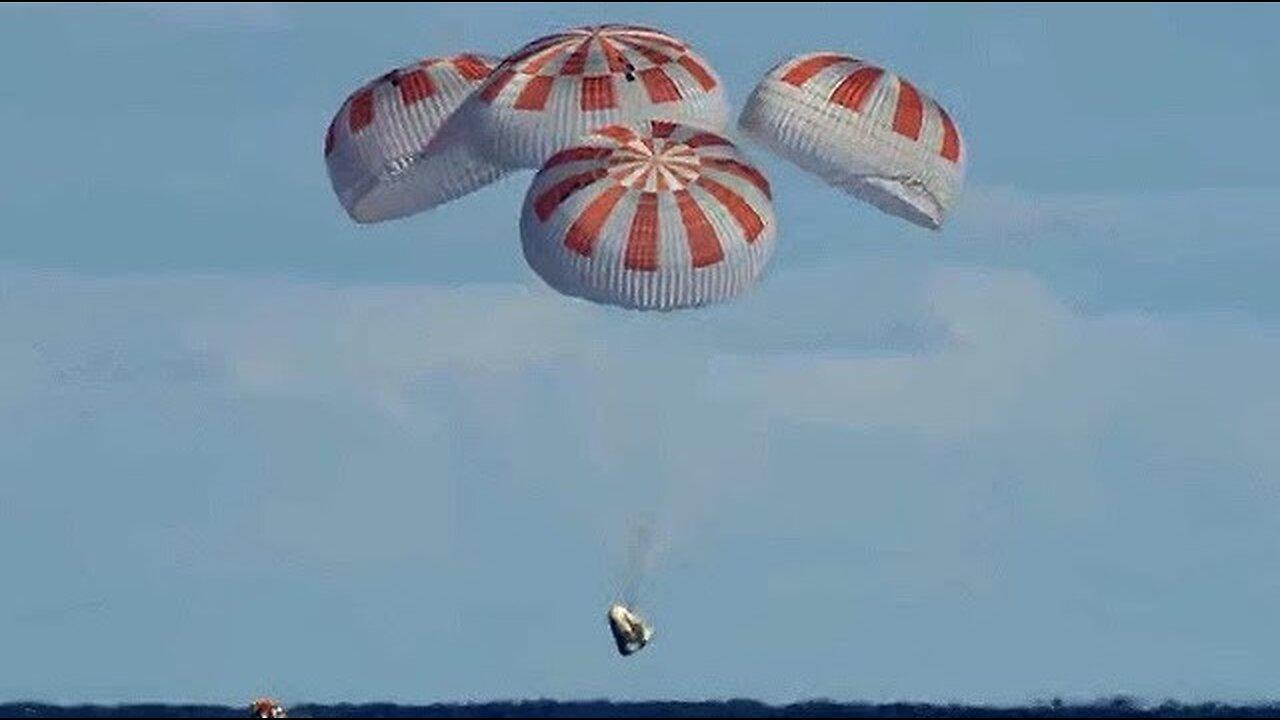SpaceX Crew Dragon Returns from Space Station on Demo-1 Mission