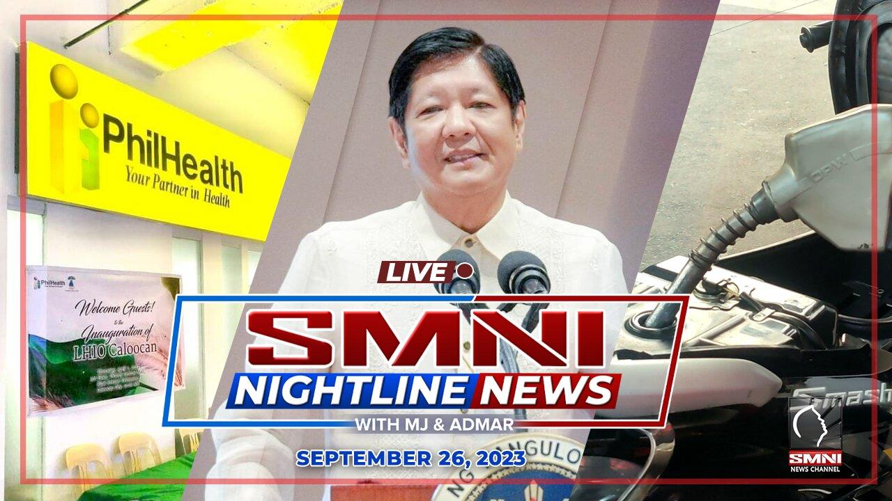 SMNI Nightline News with Admar Vilando & MJ Mondejar | September 27, 2023