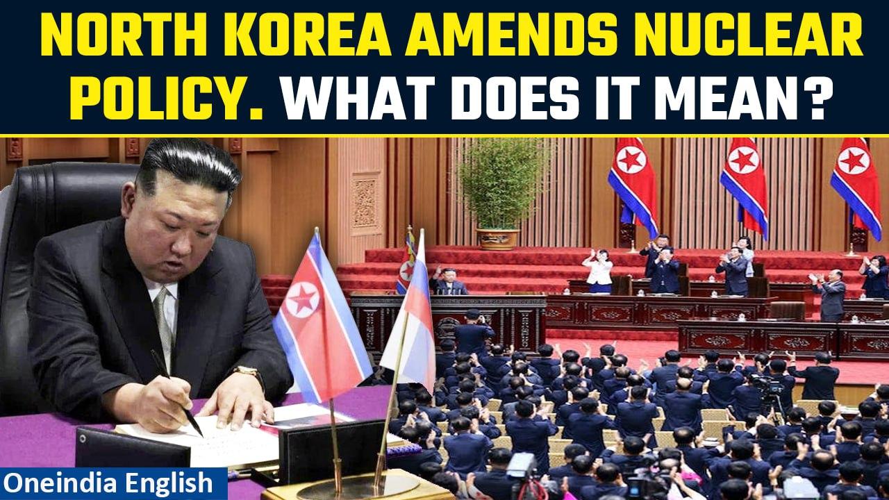 North Korea amends constitution on nuclear policy, accuses US of provocations | Oneindia News