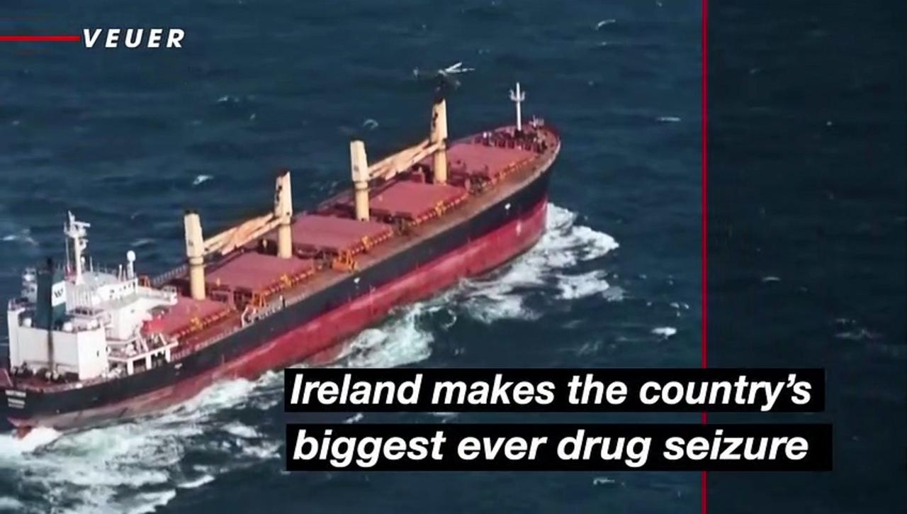 Ireland Seized Record $166 Million in Cocaine After Naval Operation