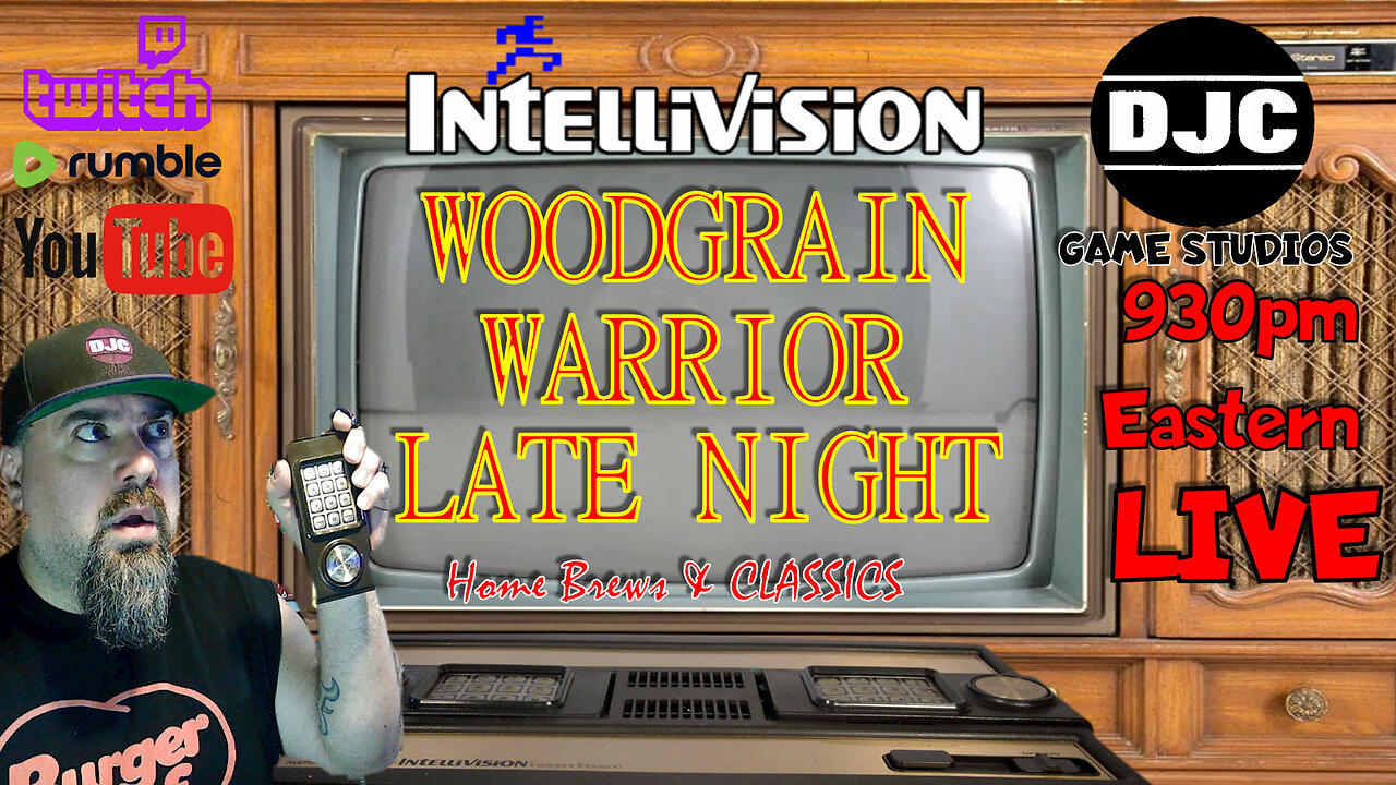 INTELLIVISION - Woodgrain Warrior Late Nite - Live with DJC