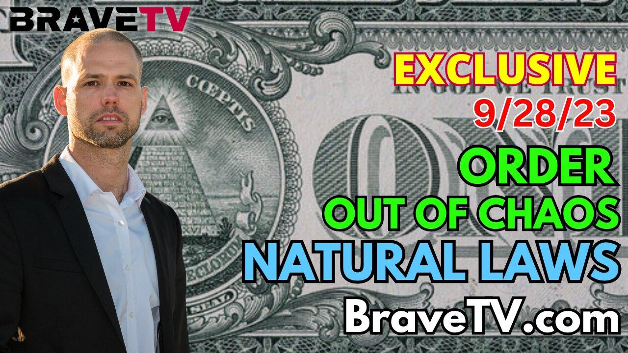 Brave TV - Sept 28, 2023 - Order Out of Chaos: The Digital Puppeteers Creating Biological Slavery through Coming Crash
