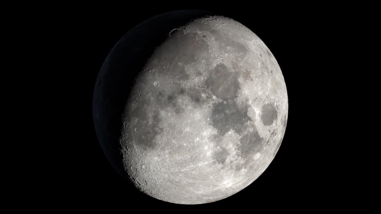 Moon phase 2022 - Northern Hemisphere - 4K