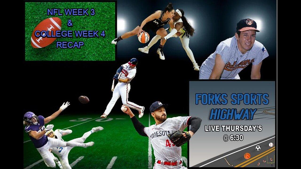 Forks Sports Highway - Lillard Heads to Playoffs; Aces' Perfect Playoffs,The Human Vacuum Passes