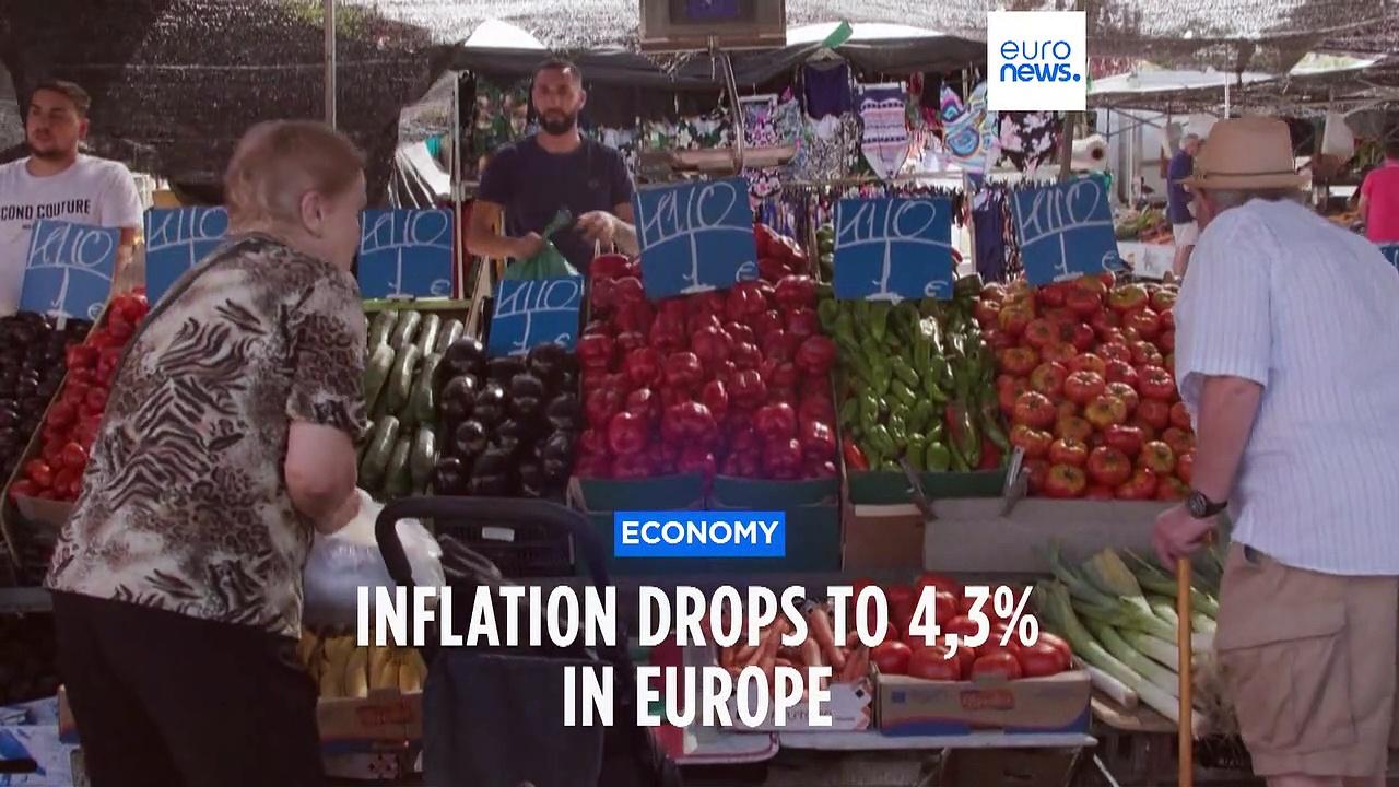 Eurozone inflation falls to lowest level since October 2021