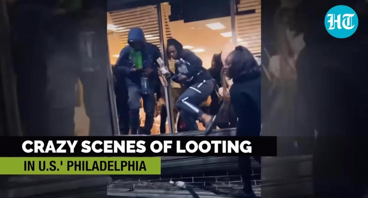 Looting Erupts in Philadelphia; Foot Locker, Apple & Lululemon - Hungry?