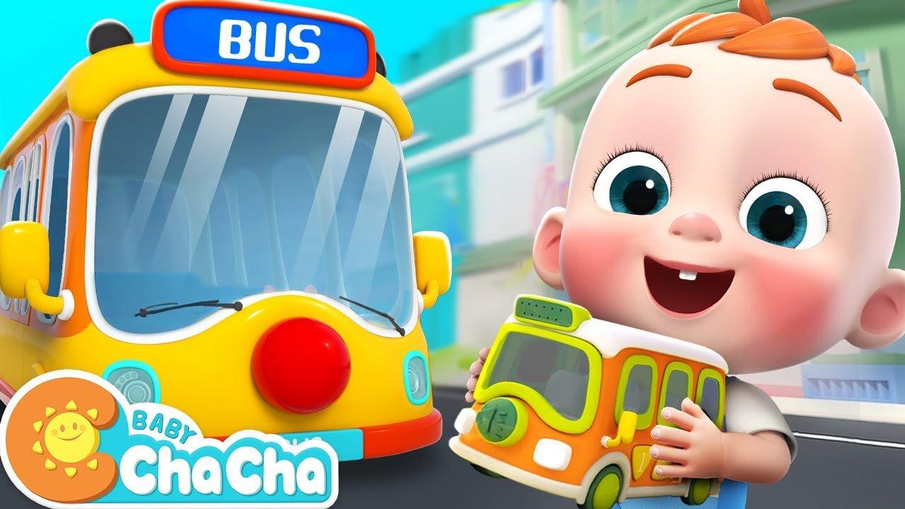 Wheels on the Bus | Little Bus Driver Song | Baby ChaCha Nursery Rhymes & Kids Songs