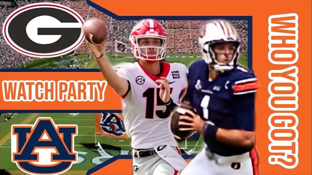 Georgia Bulldogs vs Auburn Tigers Live Watch Party:  2023 College Football