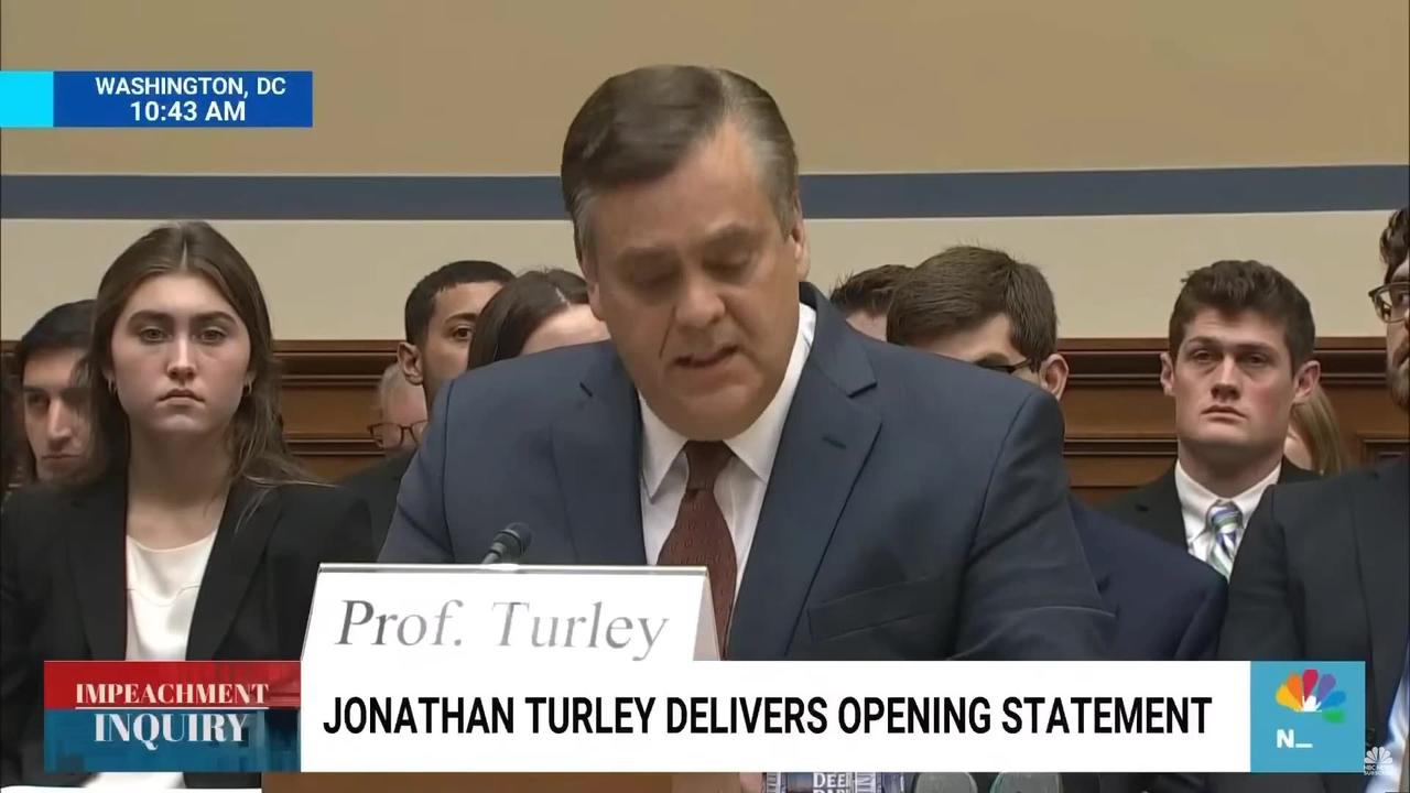 CBC Deceptive Edit Jonathan Turley Impeachment Inquiry