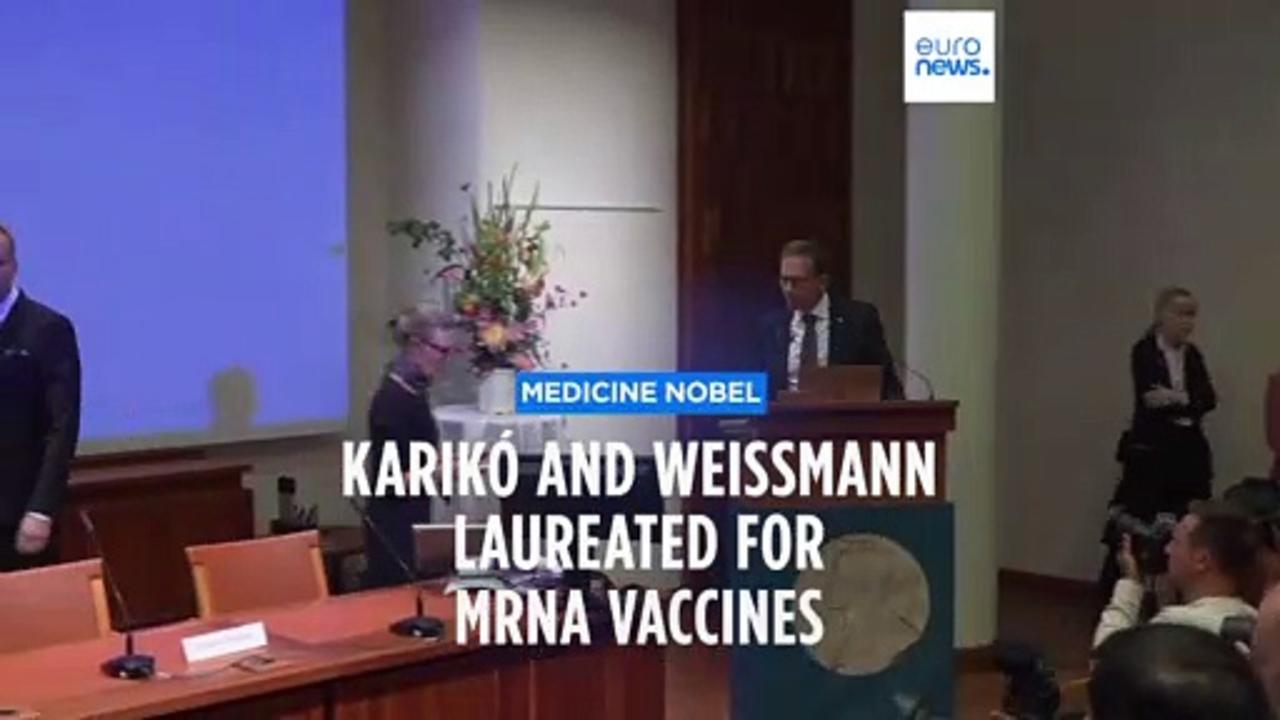 Katalin Karikó and Drew Weissman win Nobel Prize in medicine for development of mRNA vaccines