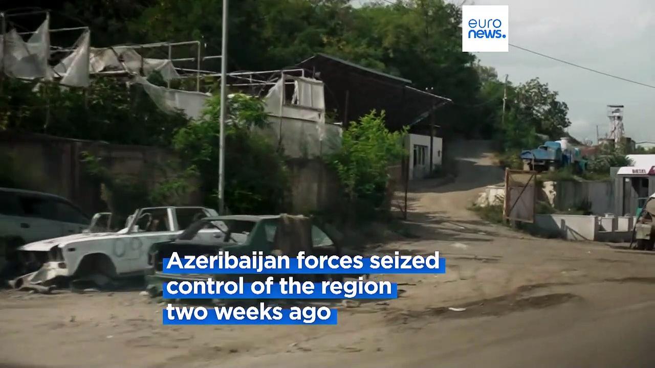 Azerbaijan moves to reaffirm control of Nagorno-Karabakh as the Armenian exodus slows to a trickle