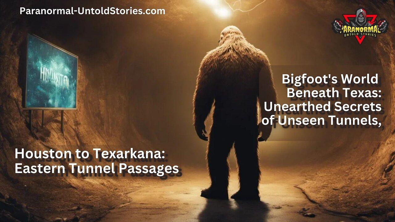 Bigfoot's Hidden Tunnel System Across Texas | #Paranormal #scarystories #scarystory