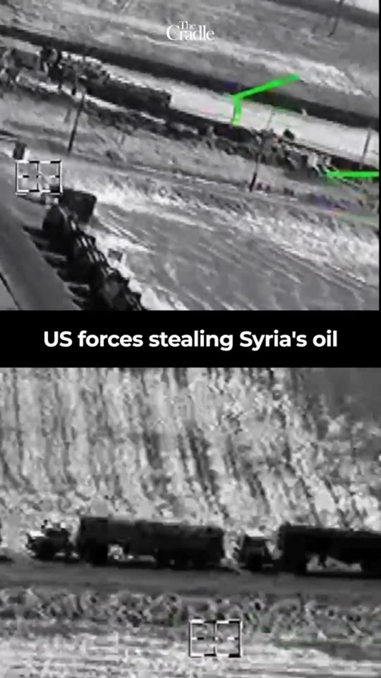 Convoy of Looters: Footage Shows US Trucks Stealing Syrian Oil & Heading to Iraqi Kurdistan Border