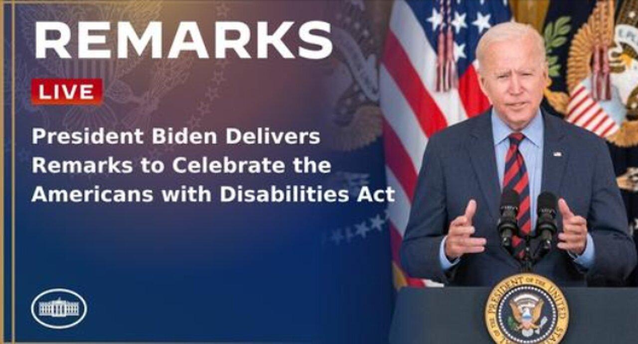 The President delivers remarks to celebrate the Americans with Disabilities Act