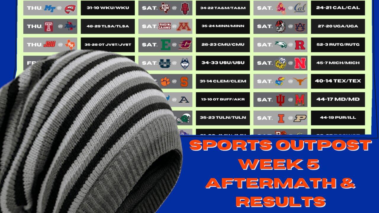 Utes Lose To The Beavers, Close Game In Auburn, SEC West | CFB Aftermath Week 5