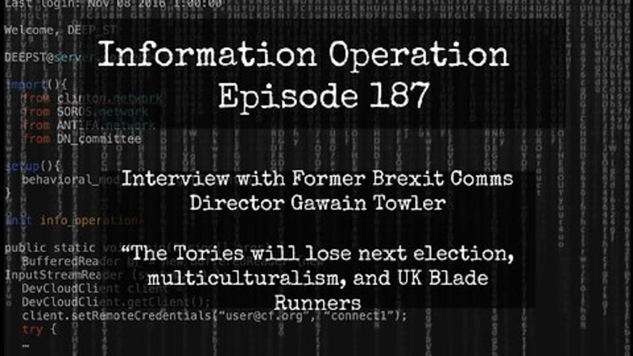 LIVE 7pm EST: Information Operation With Brexit Party #2 Gawain Towler