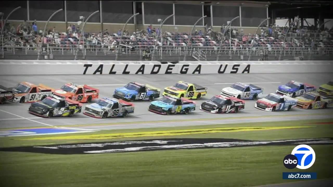 NASCAR pit crew member speaks after getting hit by race car at Talladega Superspeedway