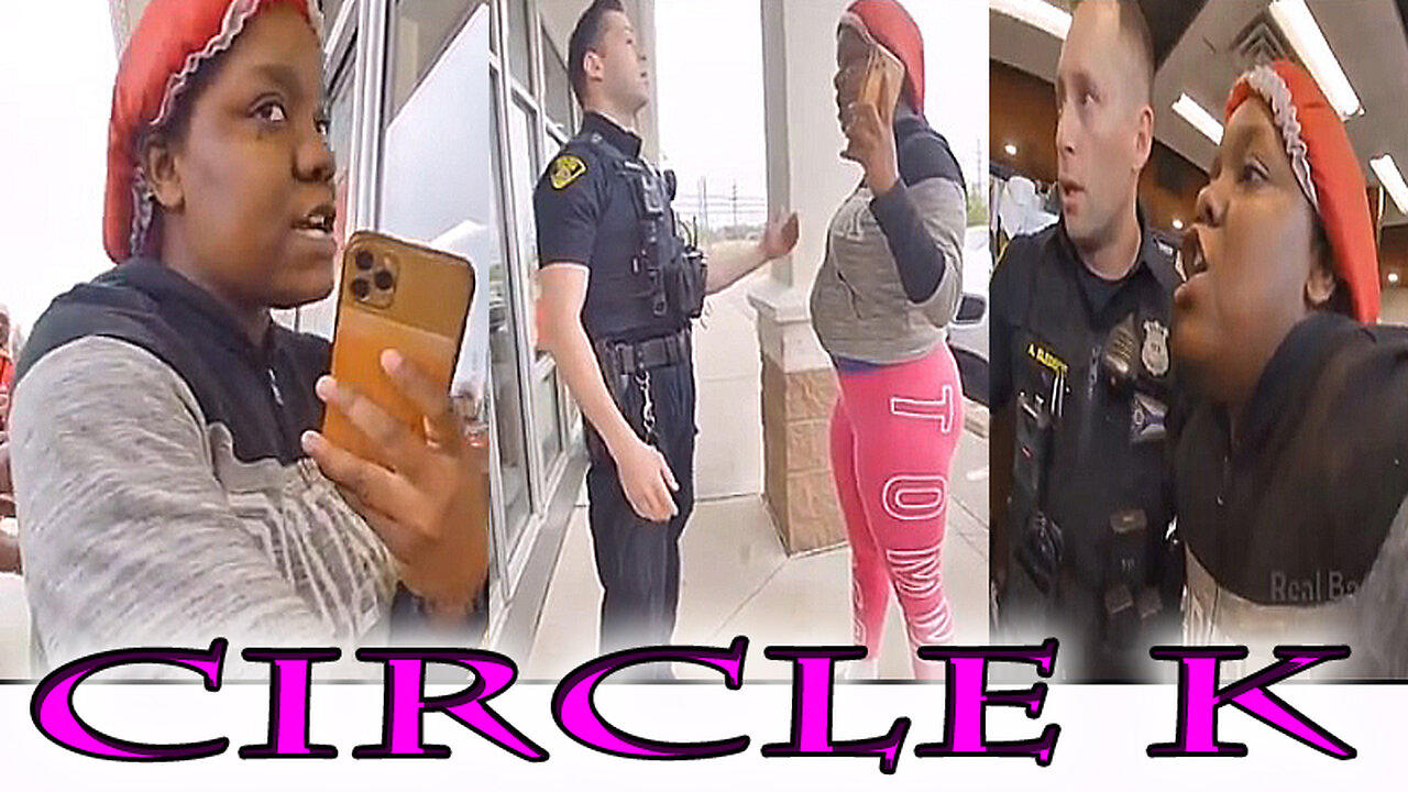 Circle K Employee Wearing A Bonnet Gives The Police A Hard Time