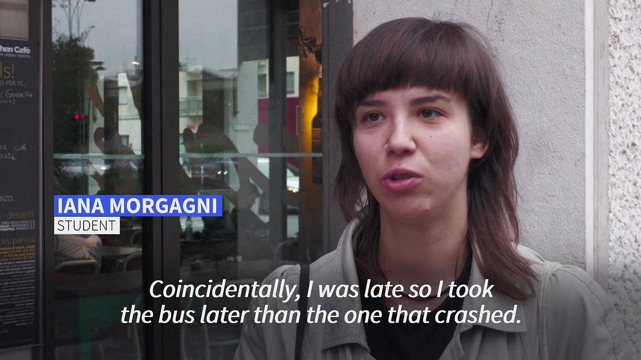 'I was shocked': residents react to deadly Italy bus crash