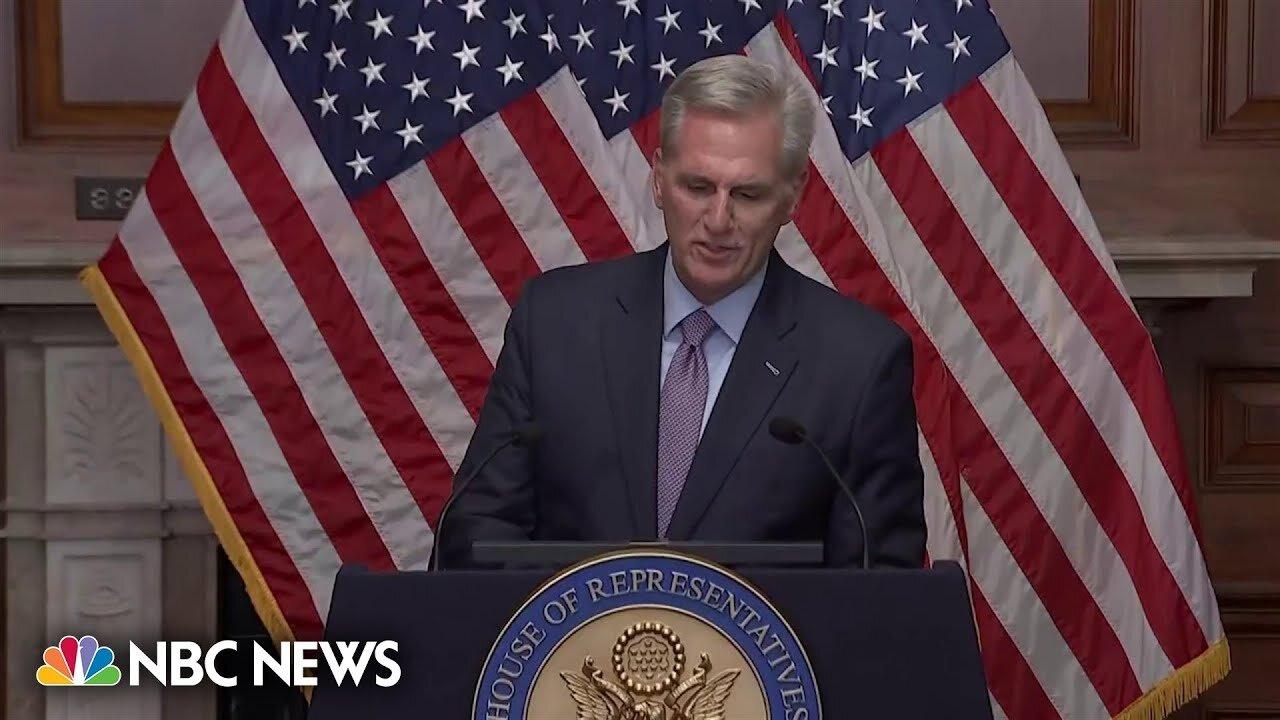 Watch McCarthy's full remarks after being ousted as speaker