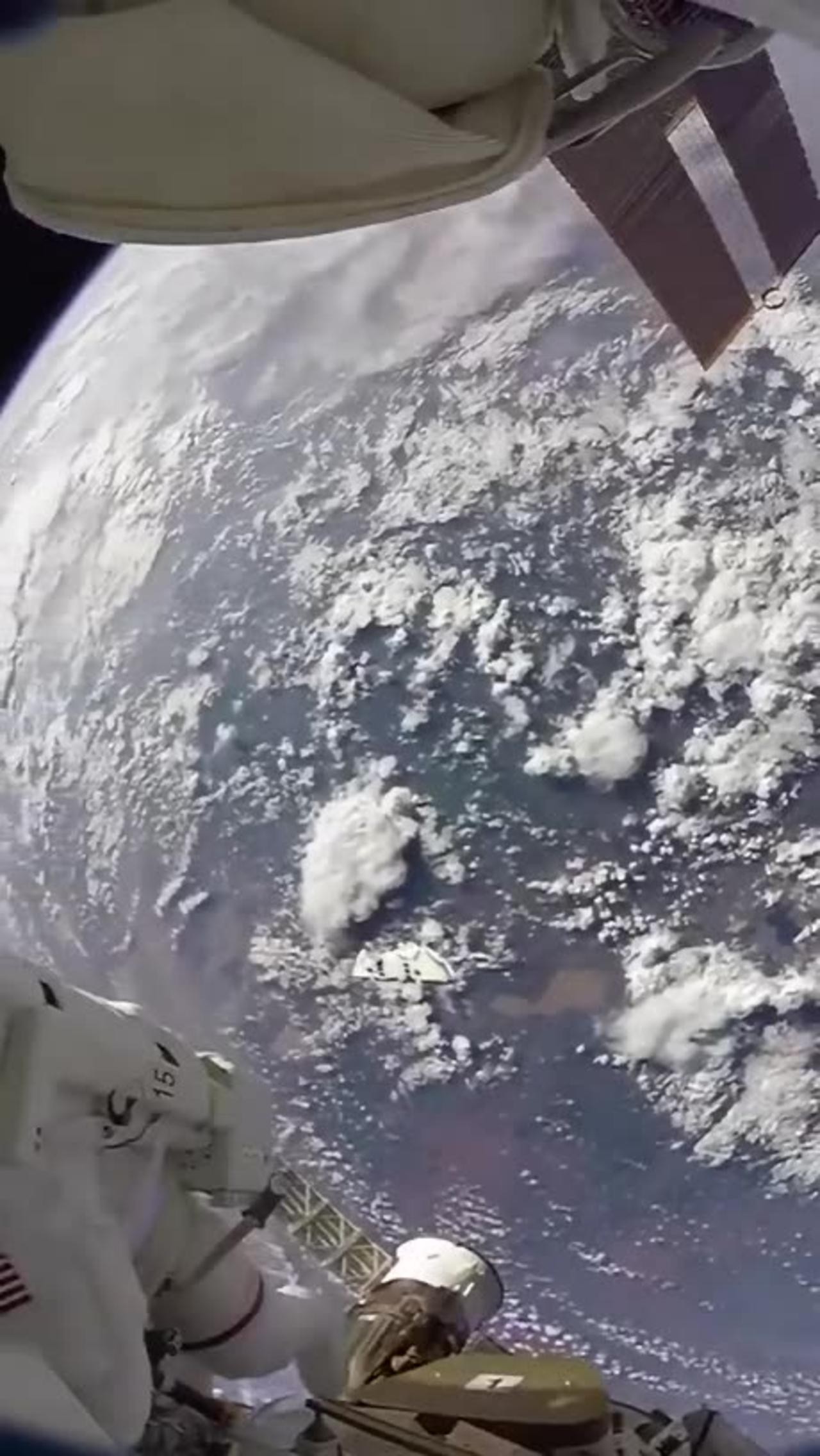 The view of Earth from 250 miles above