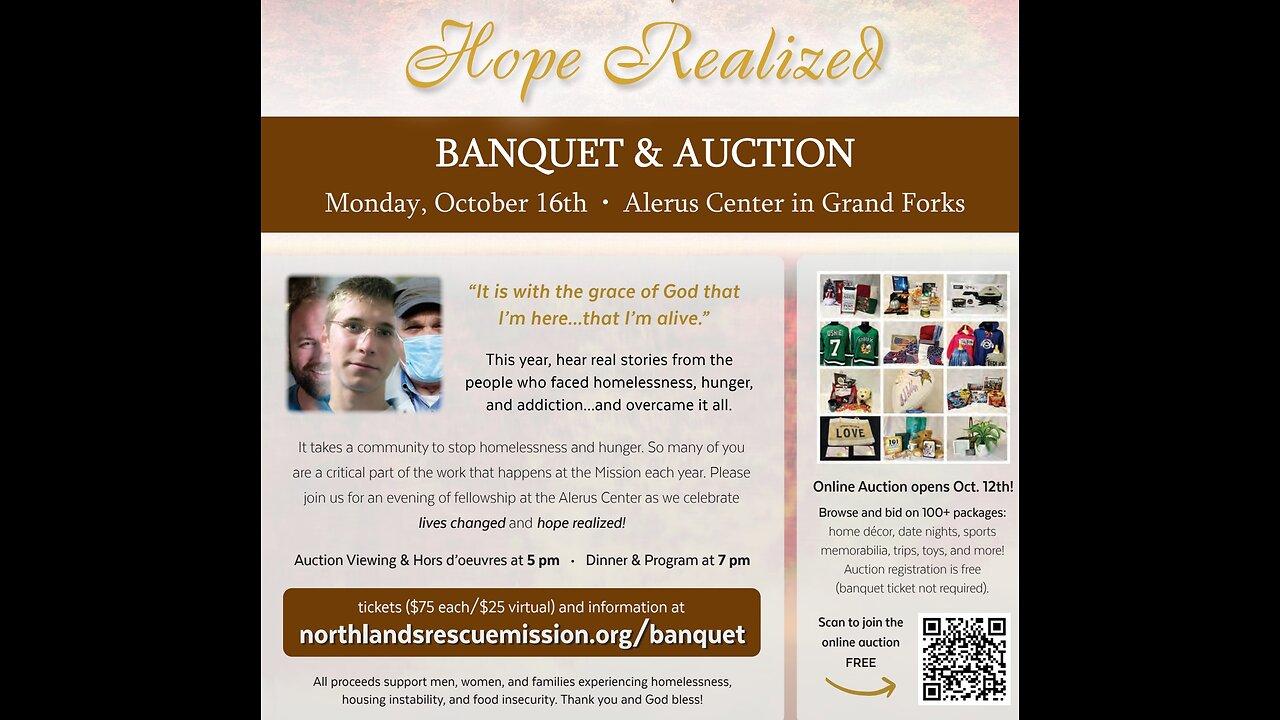 GFBS Interview: with Sue Shirek of Northlands Rescue Mission for "Mission of Hope" Banquet & Auction