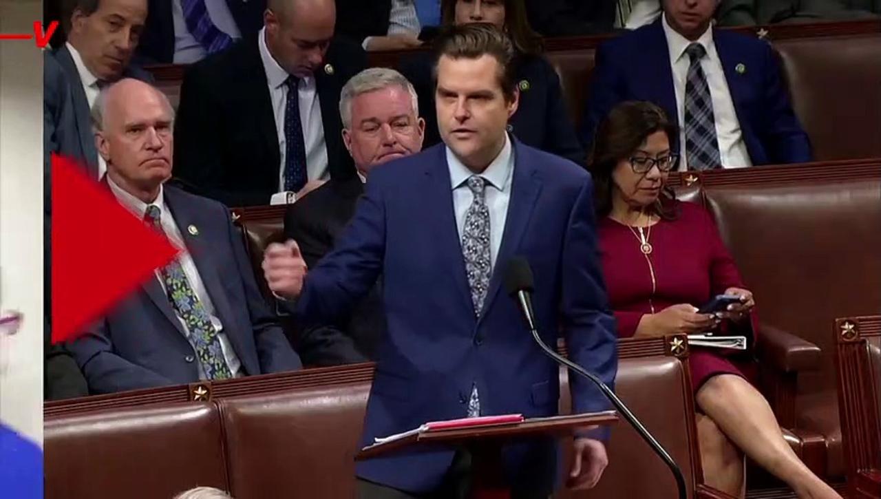 House Republicans Made Matt Gaetz Leave Their Side of the Chamber