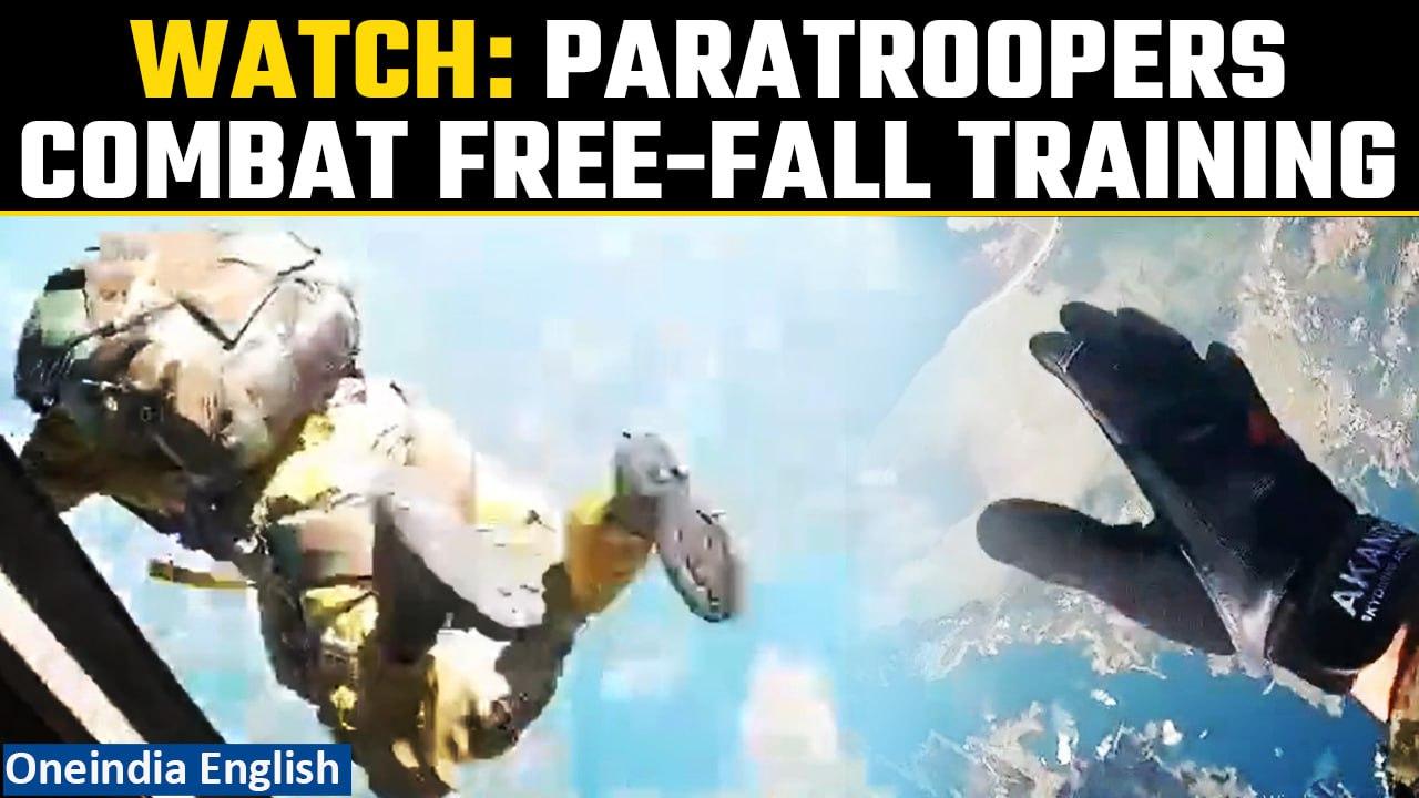 How Paratroopers get trained | 104 jumps in 10 hrs of flying | Watch | Oneindia News