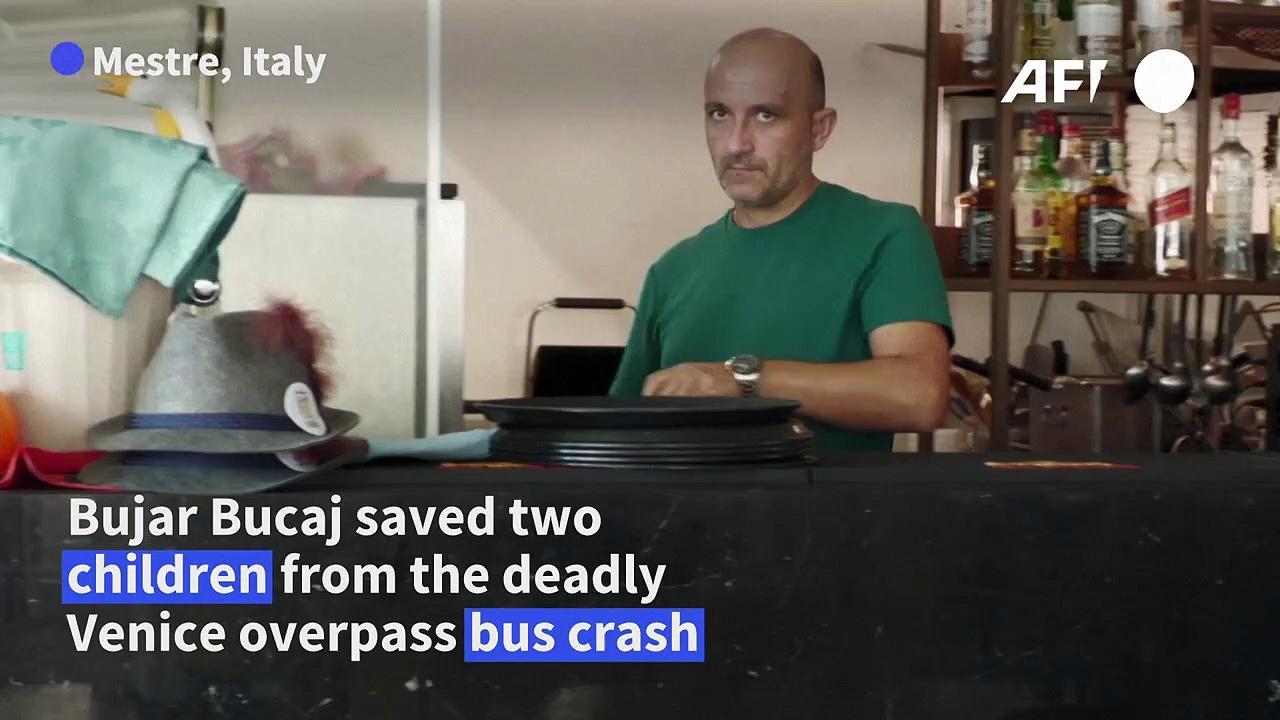 Restaurant owner saves children from deadly Venice crash