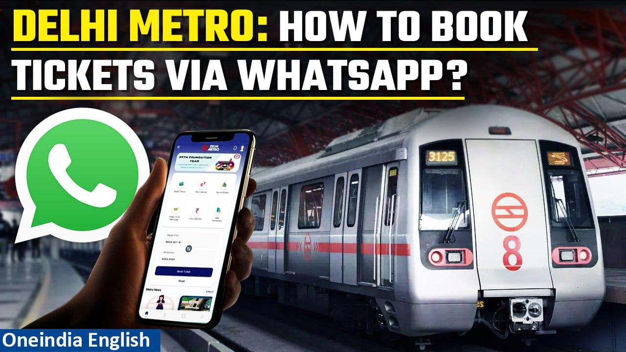 Delhi Metro: WhatsApp ticket booking now available | Know all the steps | Oneindia News