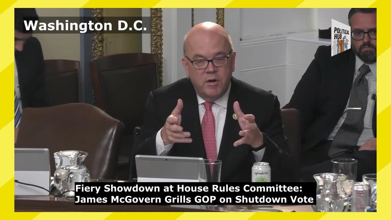 Rep. McGovern Grills GOP on Shutdown Vote | Fiery Showdown at House Rules Committee