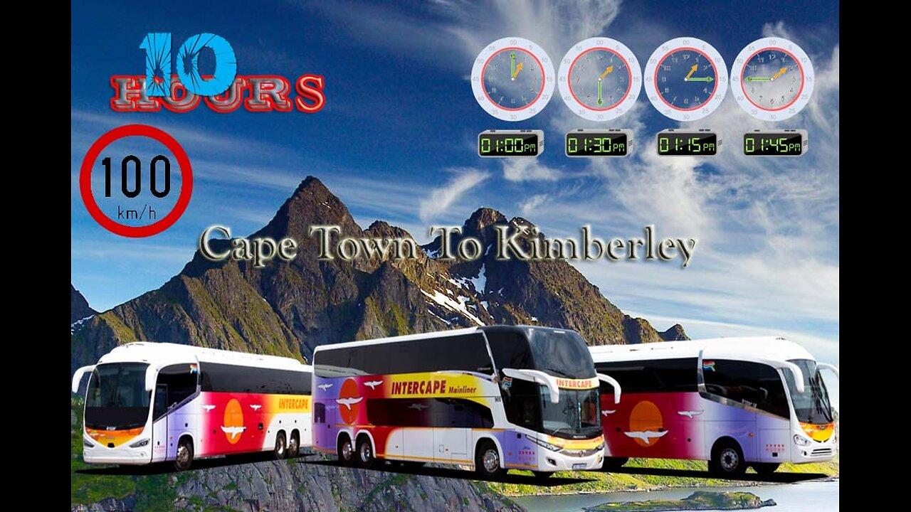 Epic Road Trip from Cape Town to Kimberley-South Africa Travel- M SUNNY KHAN-Road trip Intertape bus