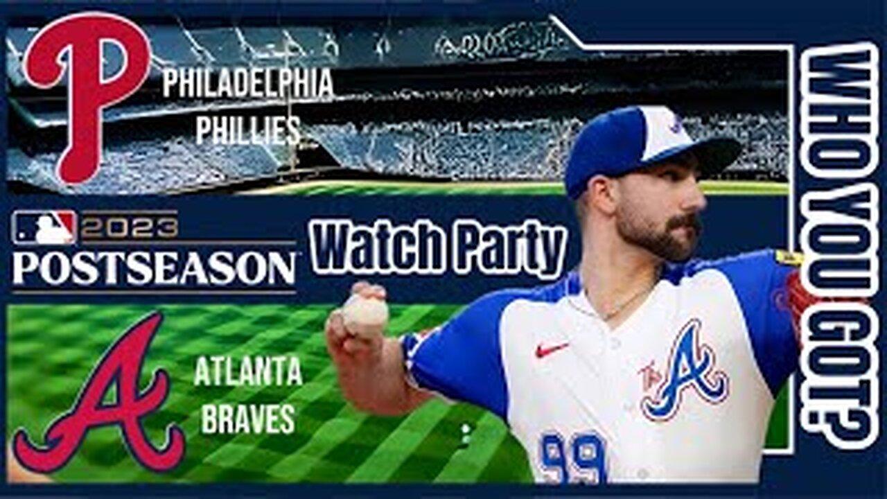 Philadelphia Phillies vs Atlanta Braves | 2023 NLDS Game 1 | Live watch party