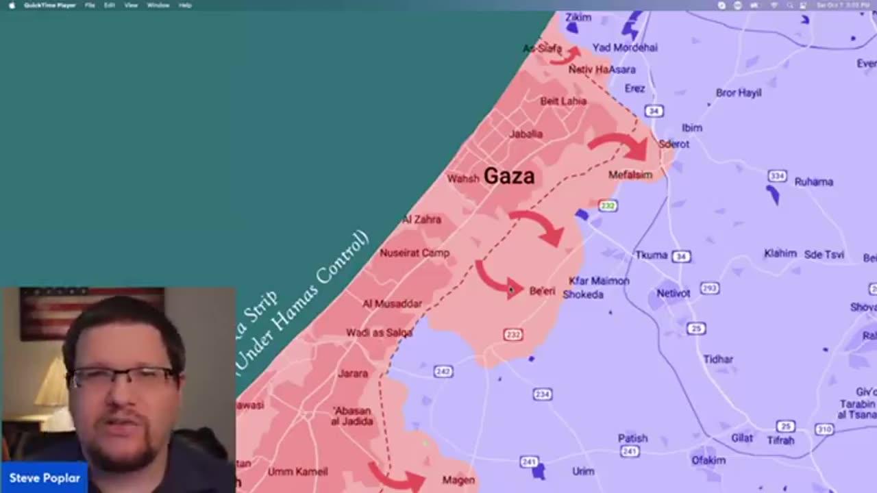 Israel Now At War - Maps & Updates