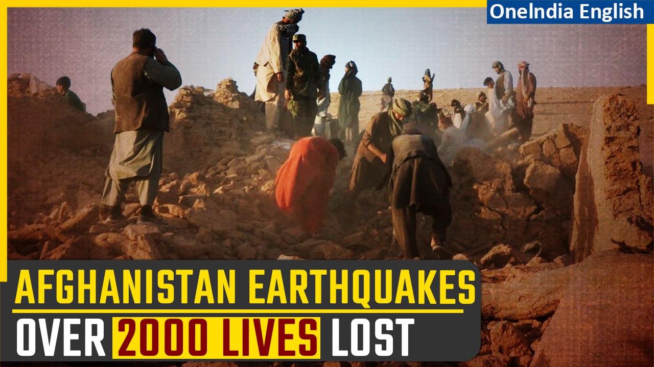 Devastating Earthquakes Claim Over 2,000 Lives in Afghanistan | Latest Updates | OneIndia News