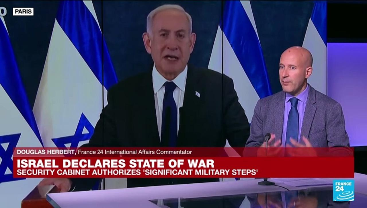 Israel's Security Council Declares State Of War, - Newsr Video